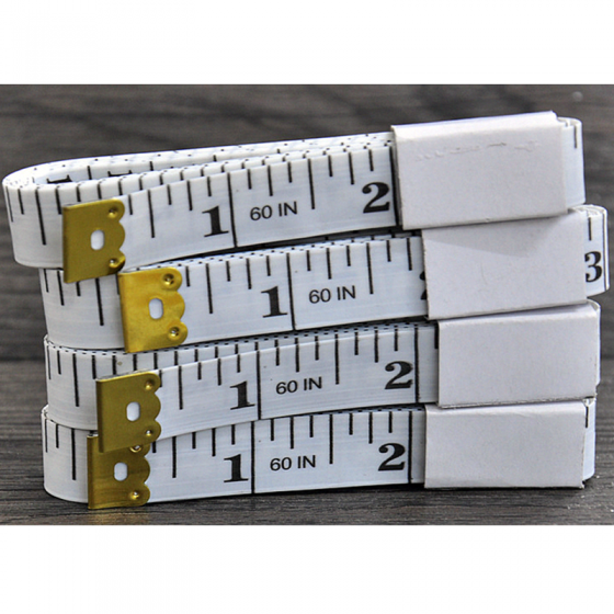 60 Inch Soft Tape Measure Double Scale Body Sewing Flexible Ruler For Body Measurement Sewing Tailor Craft Vinyl Ruler